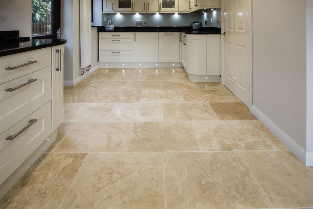 travertine tiles for kitchen wall