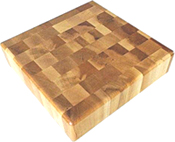 End grain wood countertop also known as butcher block