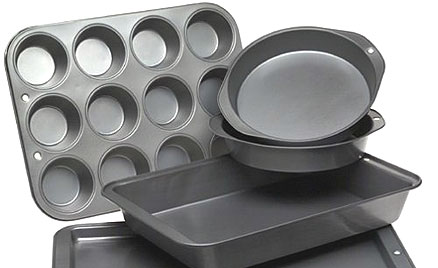 Kitchen bakeware set made of aluminum