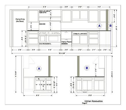 Kitchen cabinet plans