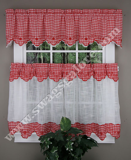 Provence kitchen curtain