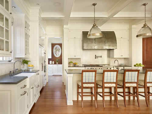 Metallic finished kitchens