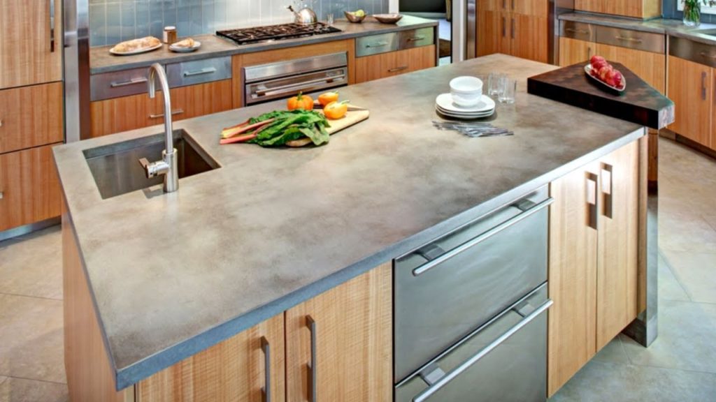 Concrete countertops