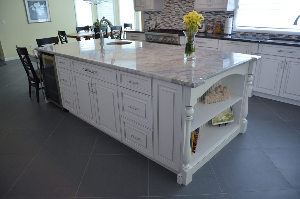 Custom kitchen island