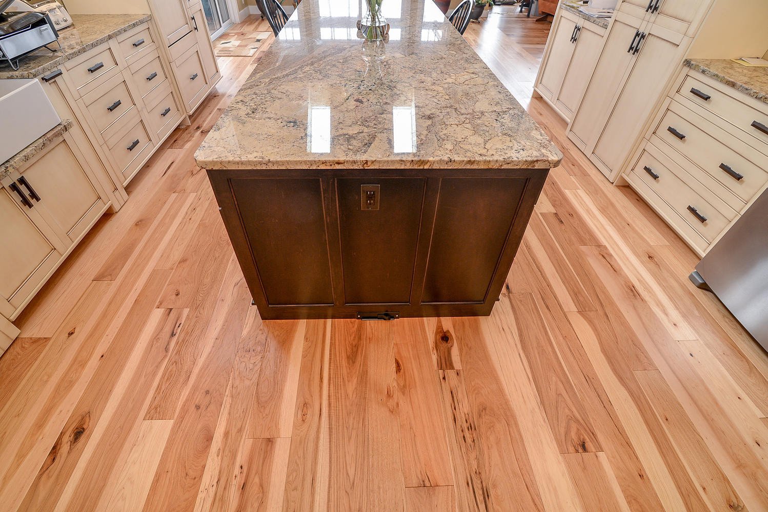 Try Hickory Flooring for Your Kitchen The Kitchen Blog