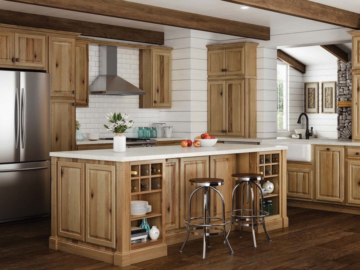 The Beauty Of Hickory Kitchen Cabinets