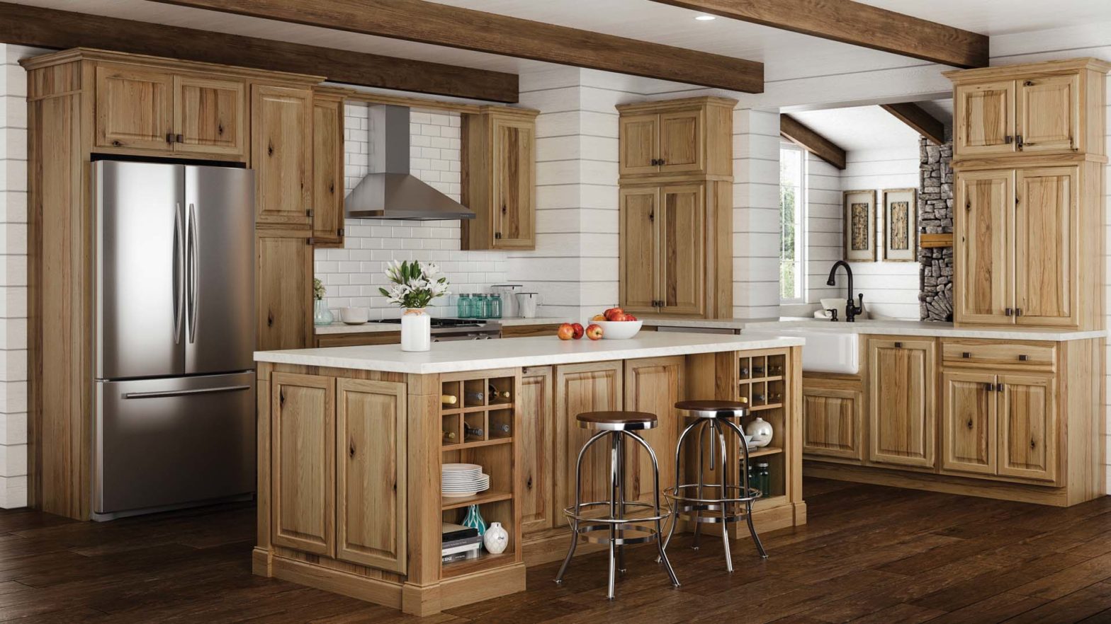 The Beauty of Hickory Kitchen Cabinets – The Kitchen Blog