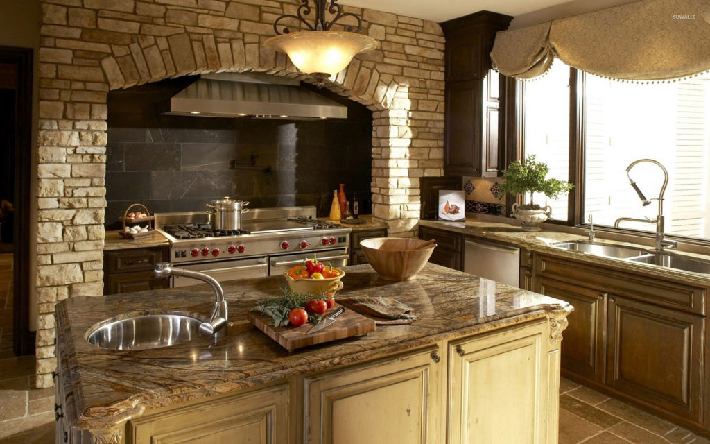 Tuscan kitchen design