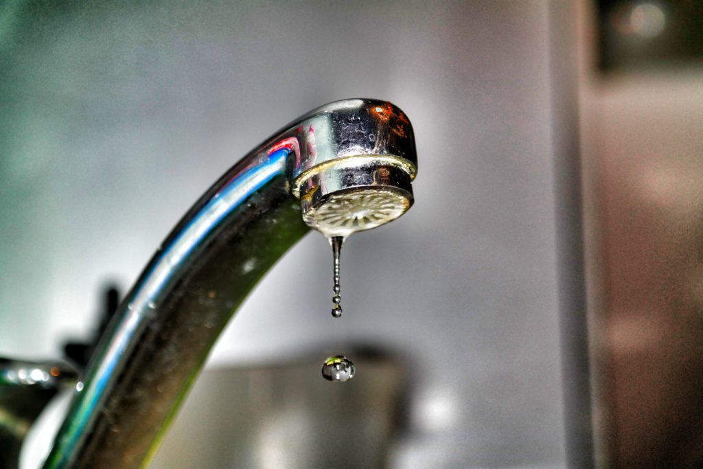 Leaking kitchen faucet