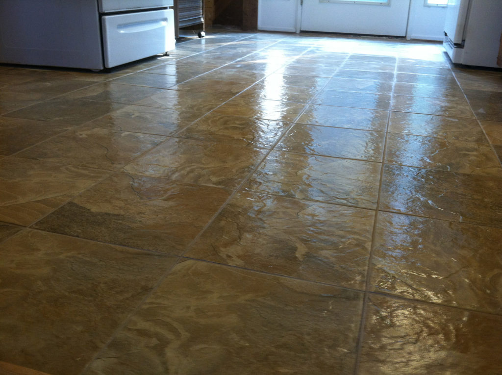 Linoleum flooring