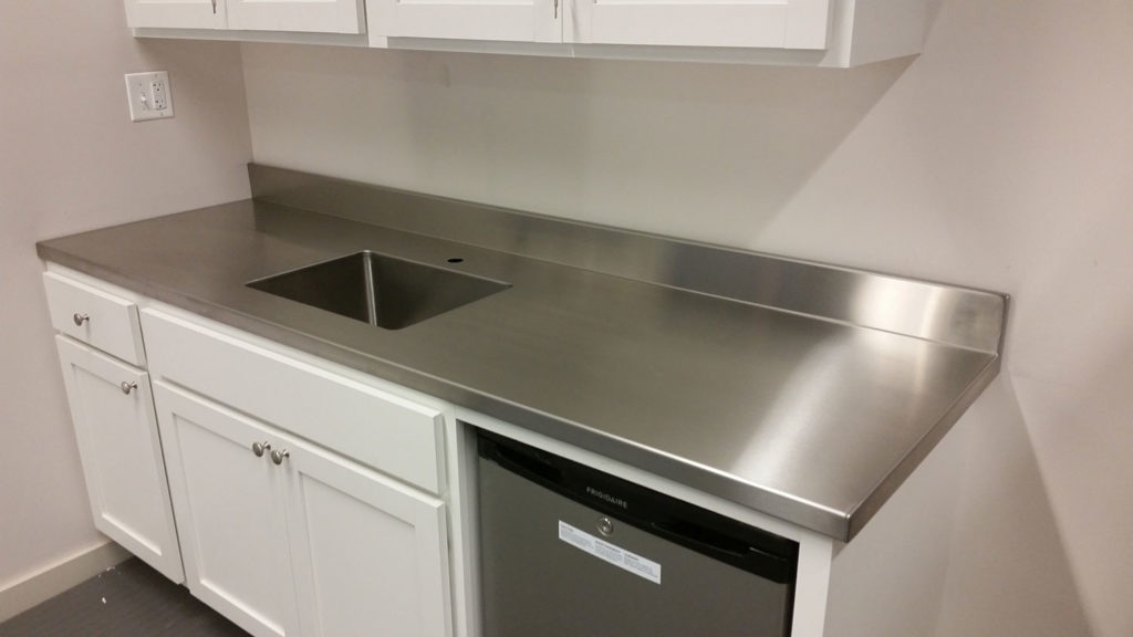 Stainless steel countertops