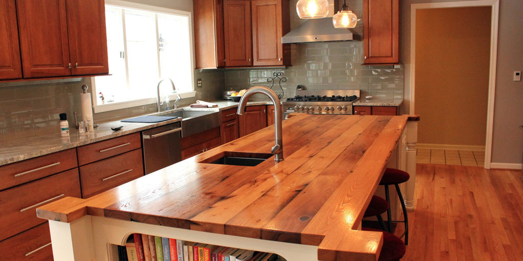 Wood countertops