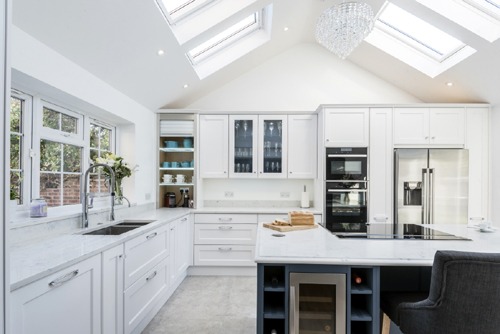 Timeless white kitchens