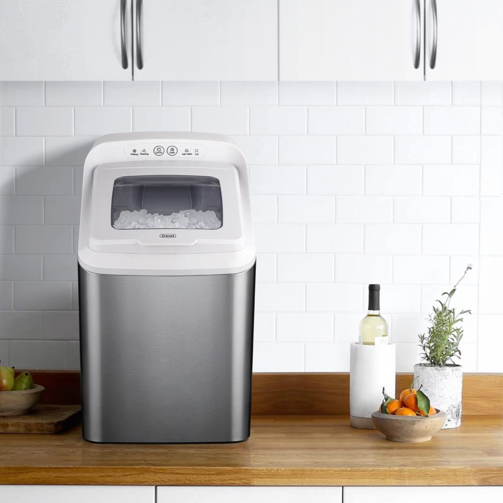 Gevi nugget ice maker on a countertop